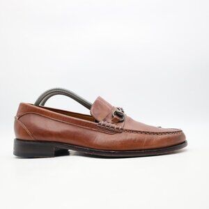 Cole Haan Shoes Men's 9.5 M Horse Bit Loafers Brown Leather Casual Dress C05321